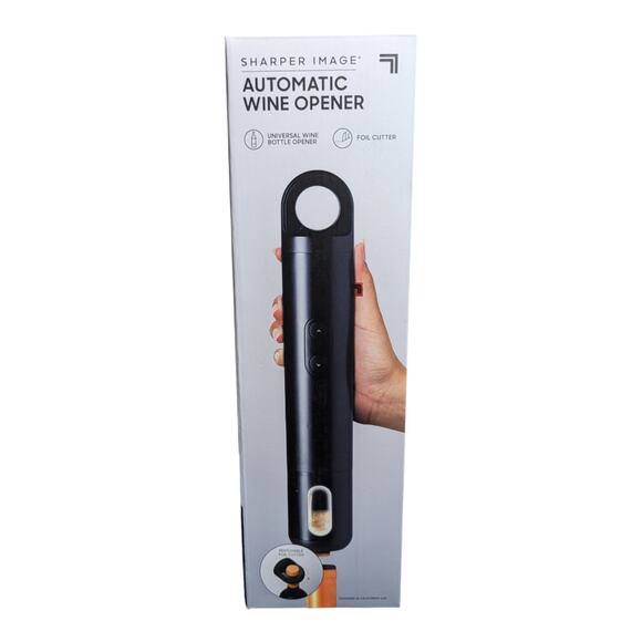 Sharper Image Automatic Universal Wine Bottle Opener, with Foil Cutter Brand New - Picture 4 of 5